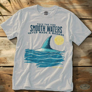 Smooth Waters Tee White / S - by Side Eye Supply - Surf Beach Life Apparel