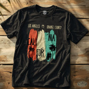 SoCal Luv Tee Black / S - by Side Eye Supply - Surf Beach Life Apparel