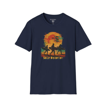 Solar Distortion Tee Navy / S - by Side Eye Supply - Surf Beach Life Apparel