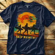 Solar Distortion Tee Navy / S - by Side Eye Supply - Surf Beach Life Apparel