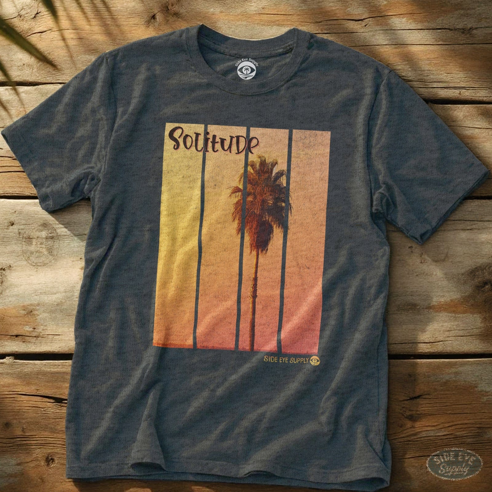 Solitude Tee Dark Heather / S - by Side Eye Supply - Surf Beach Life Apparel