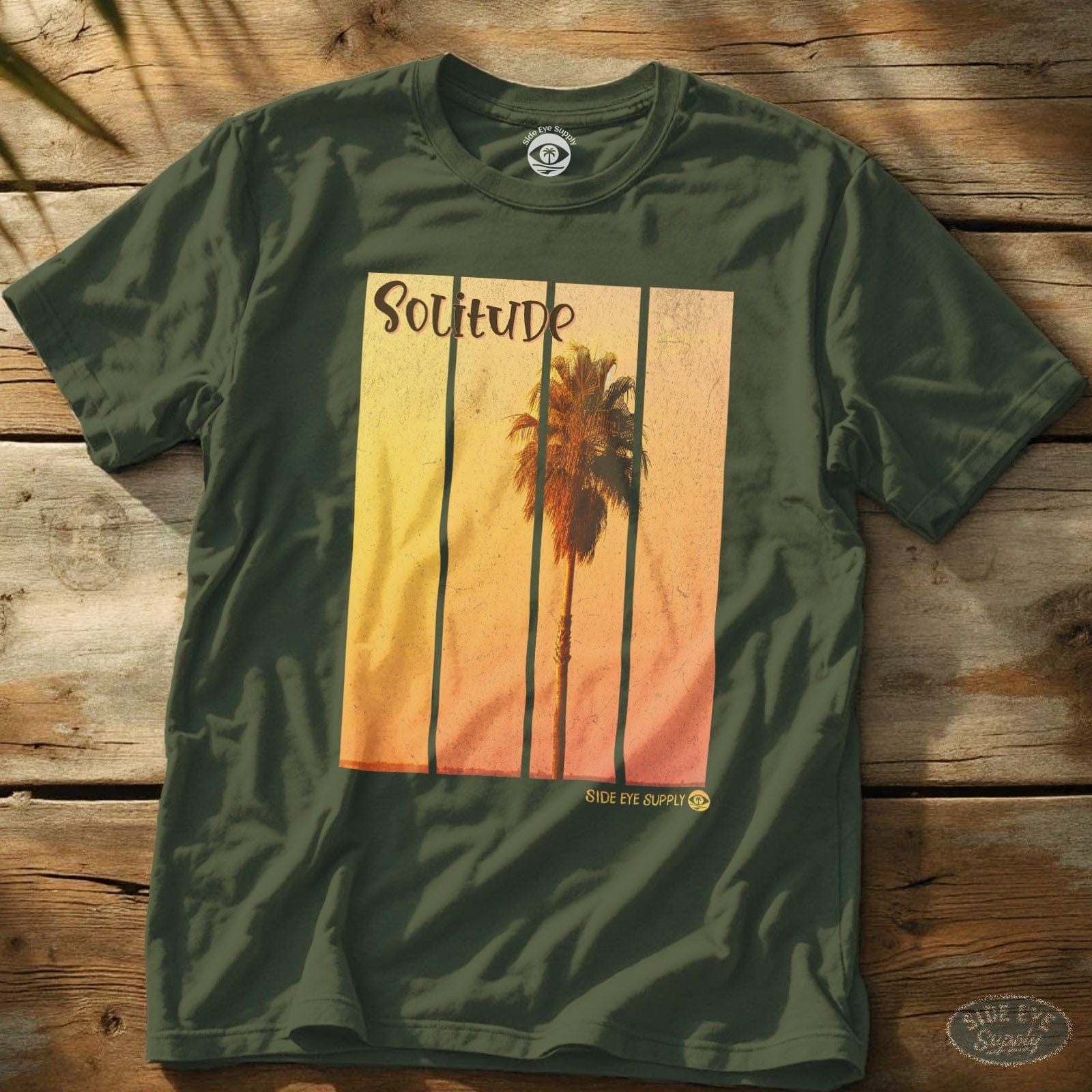 Solitude Tee Military Green / S - by Side Eye Supply - Surf Beach Life Apparel