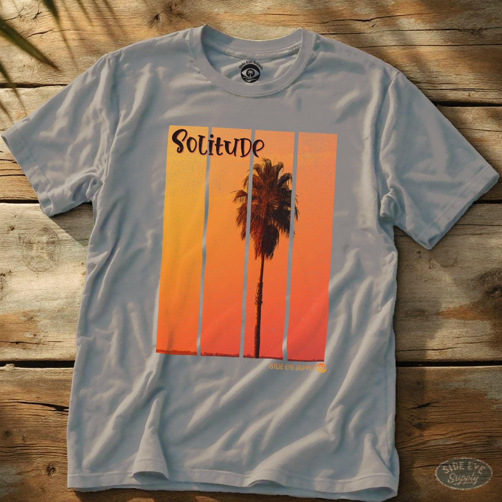 Solitude Tee Ice Grey / S - by Side Eye Supply - Surf Beach Life Apparel