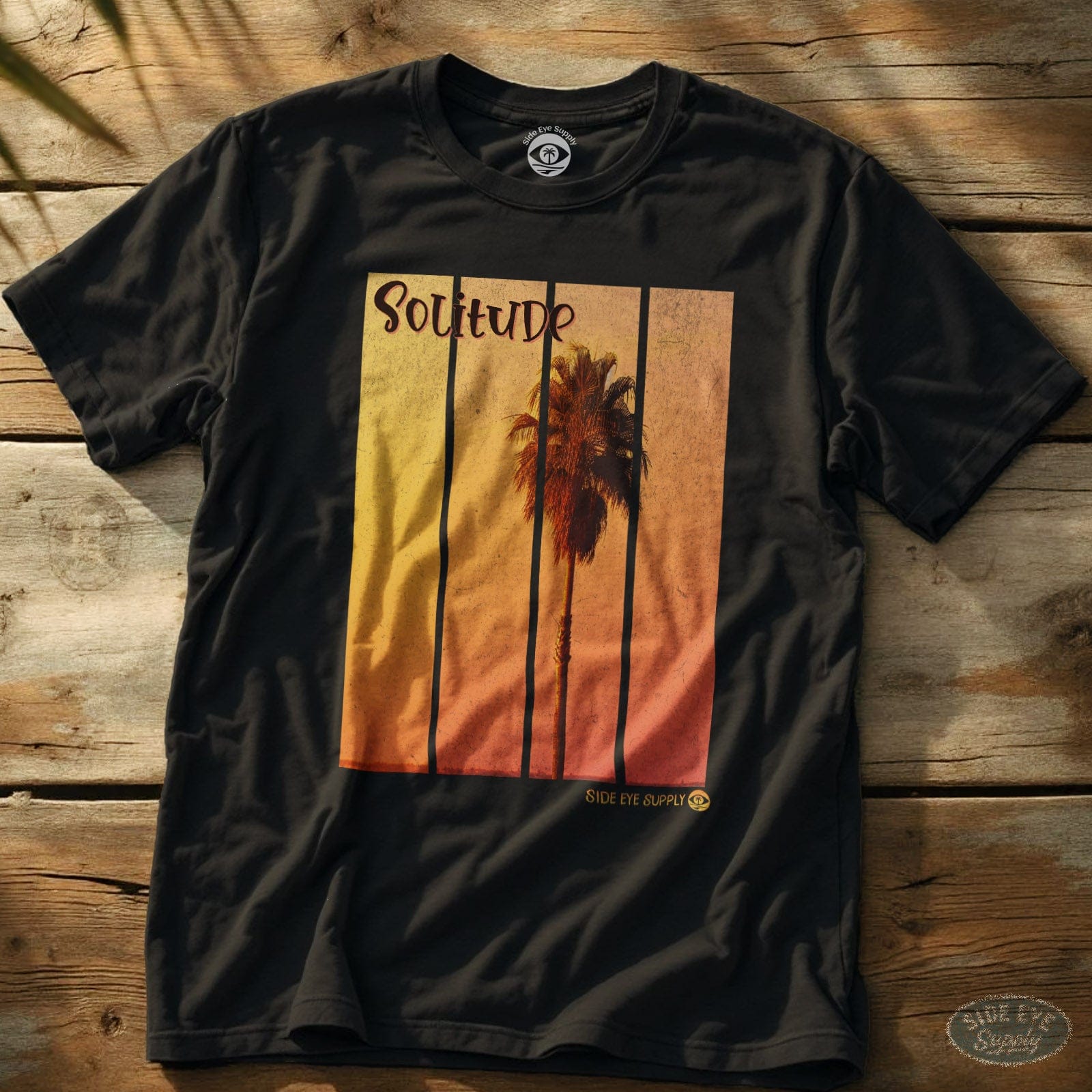 Solitude Tee Black / S - by Side Eye Supply - Surf Beach Life Apparel