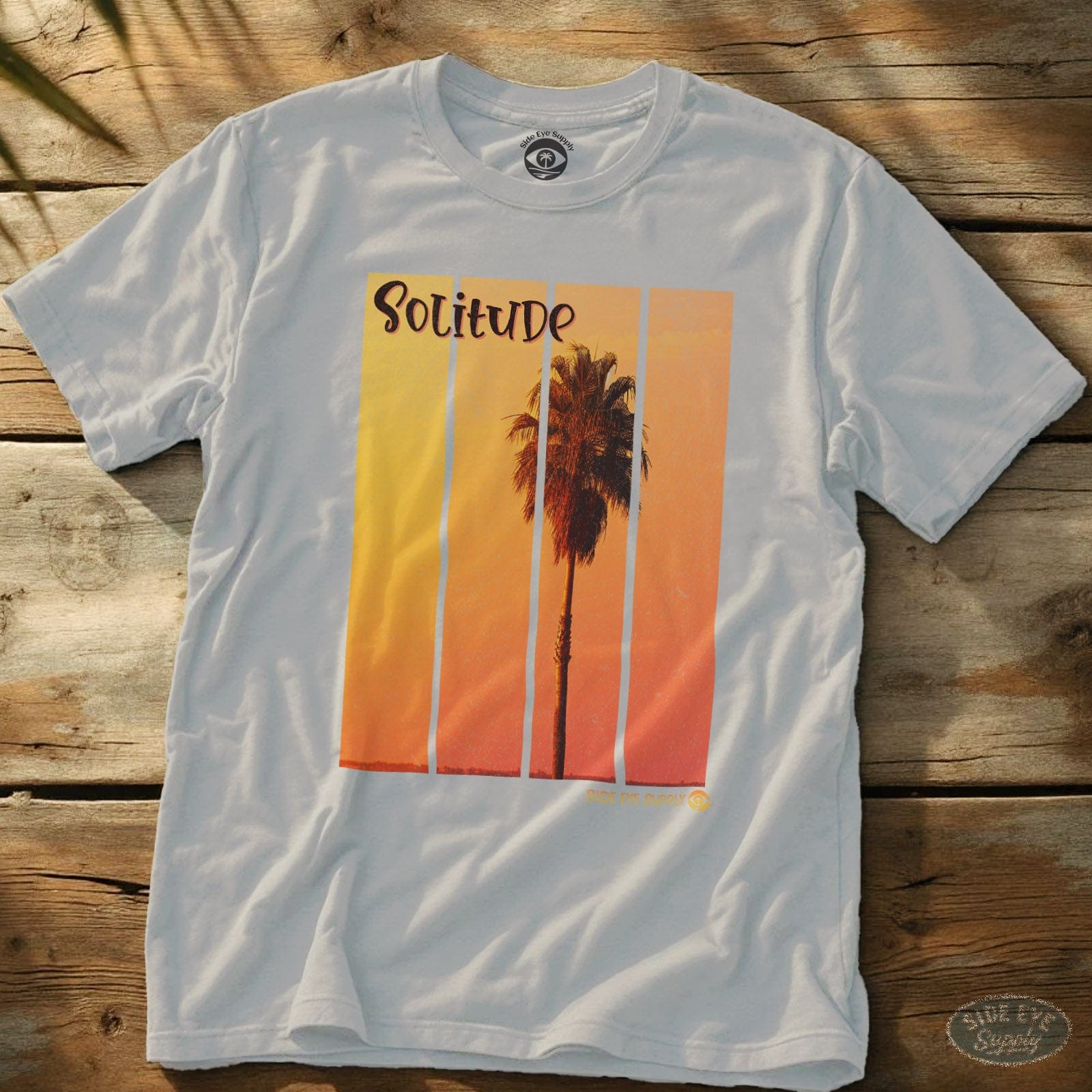 Solitude Tee White / S - by Side Eye Supply - Surf Beach Life Apparel