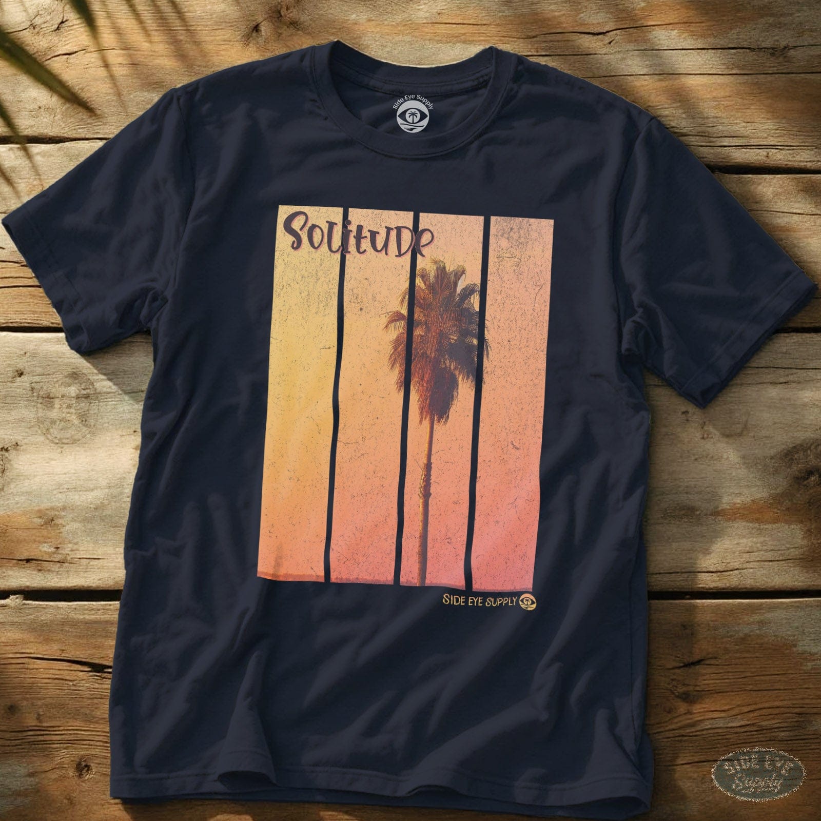 Solitude Tee Navy / S - by Side Eye Supply - Surf Beach Life Apparel