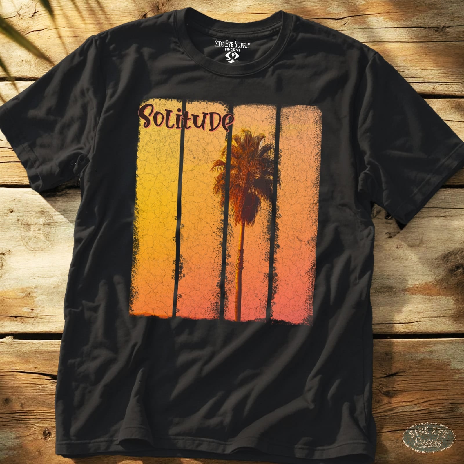 Solitude Tee Black / S - by Side Eye Supply - Surf Beach Life Apparel