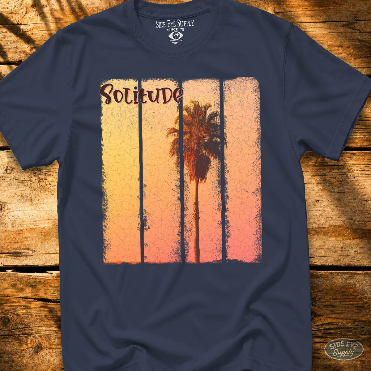 Solitude Tee Navy / S - by Side Eye Supply - Surf Beach Life Apparel