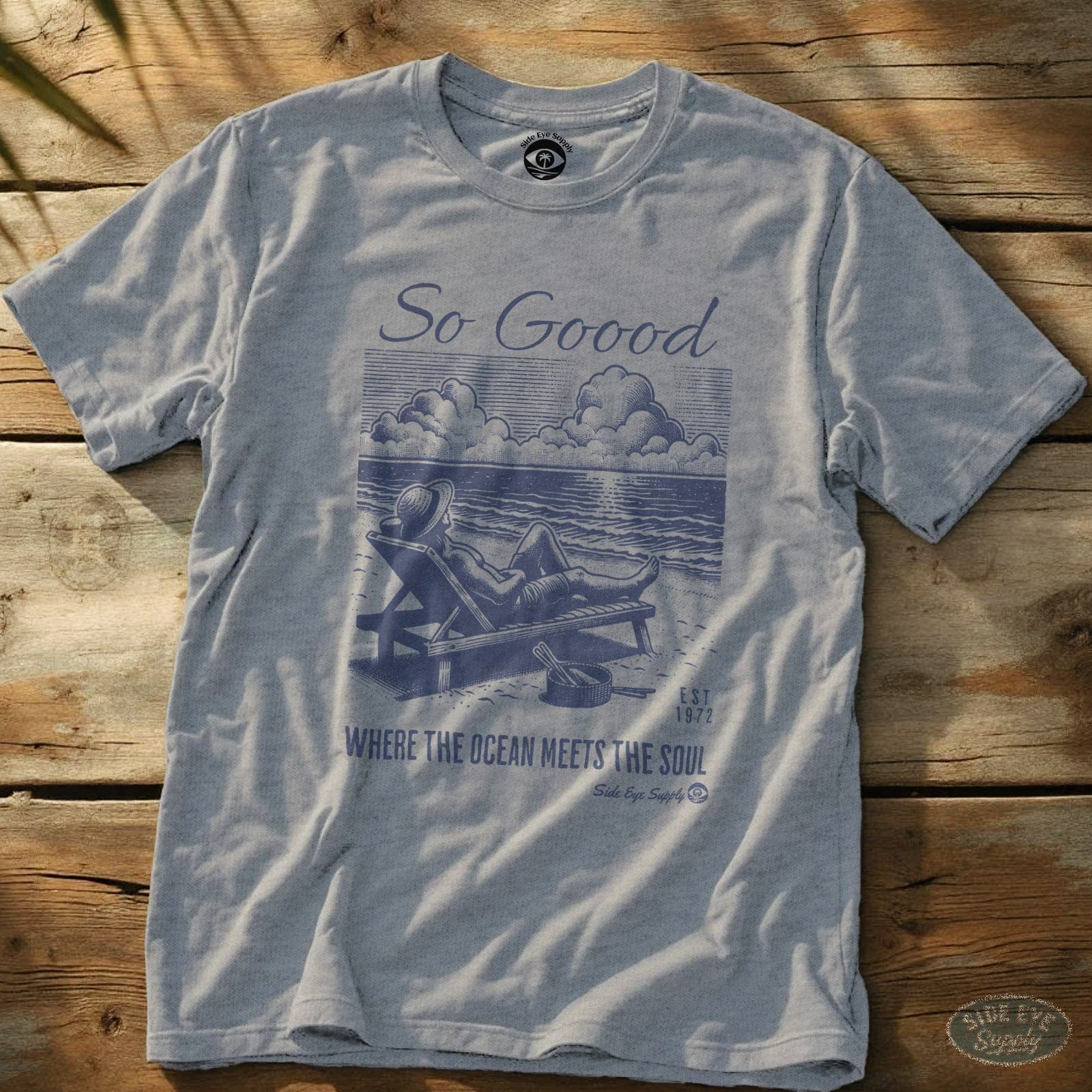 Soo Goood Tee Sport Grey / S - by Side Eye Supply - Surf Beach Life Apparel