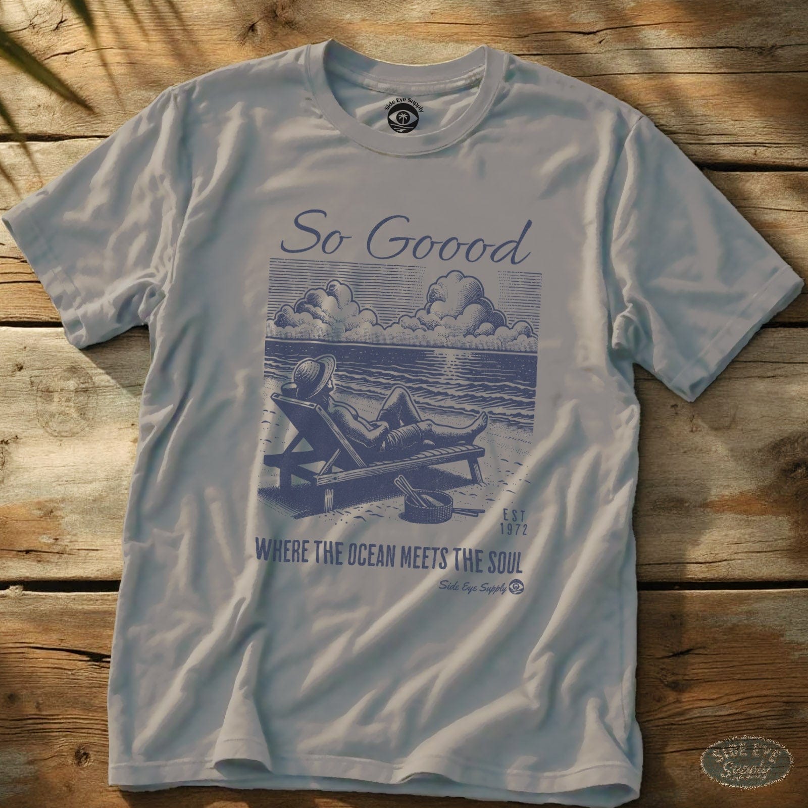 Soo Goood Tee Ice Grey / S - by Side Eye Supply - Surf Beach Life Apparel
