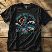 Space Coast Surfers Tee Black / S - by Side Eye Supply - Surf Beach Life Apparel