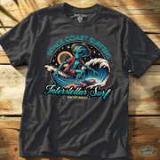 Space Coast Surfers Tee Charcoal / S - by Side Eye Supply - Surf Beach Life Apparel