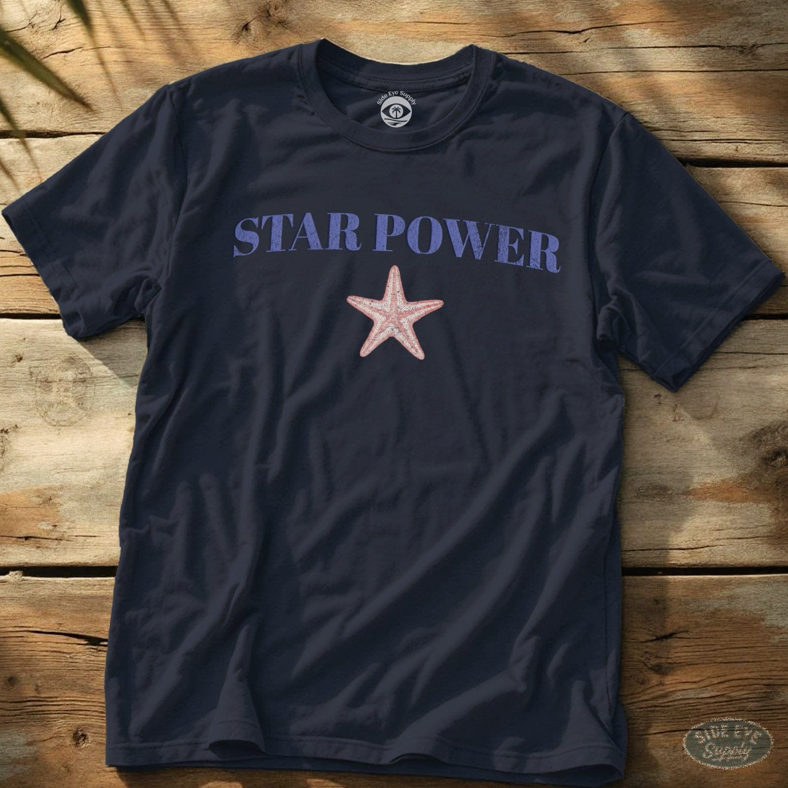 Star Power Tee Navy / S - by Side Eye Supply - Surf Beach Life Apparel