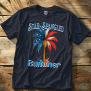 Star-Spangled Summer Tee Navy / S - by Side Eye Supply - Surf Beach Life Apparel