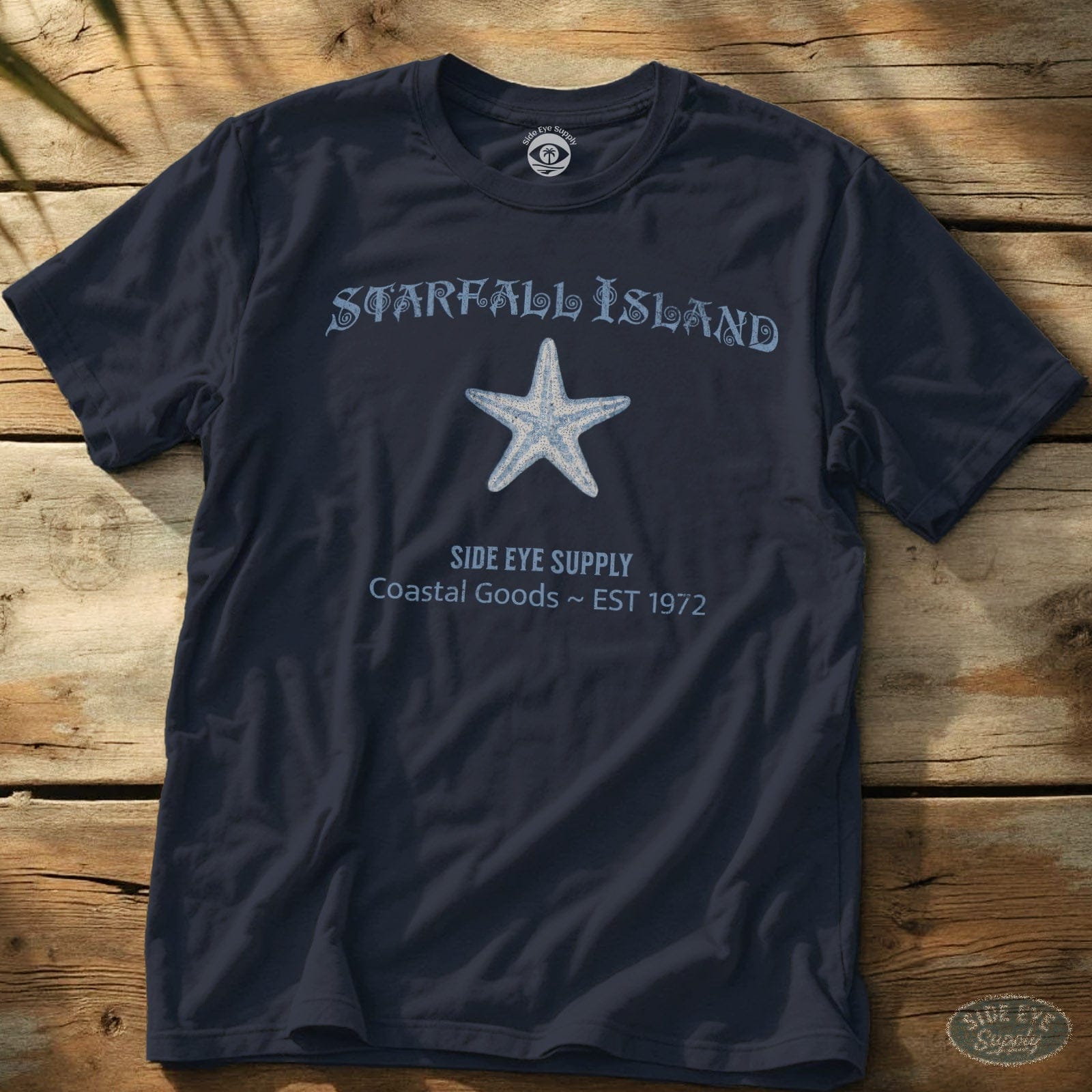 Starfall Island Tee Navy / S - by Side Eye Supply - Surf Beach Life Apparel