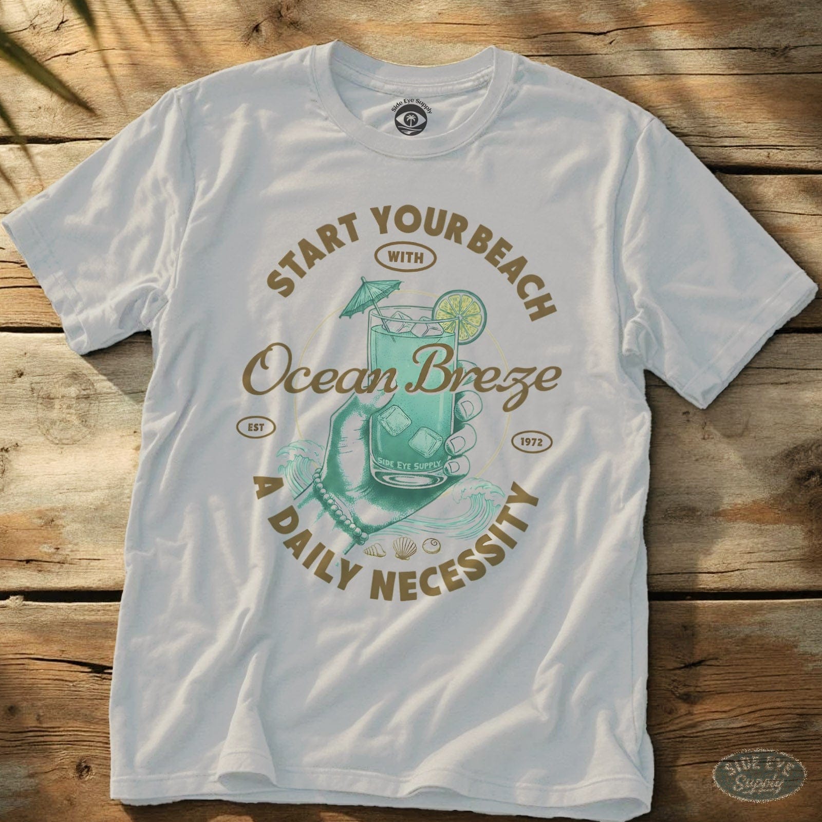 Start Your Beach White / S - by Side Eye Supply - Surf Beach Life Apparel