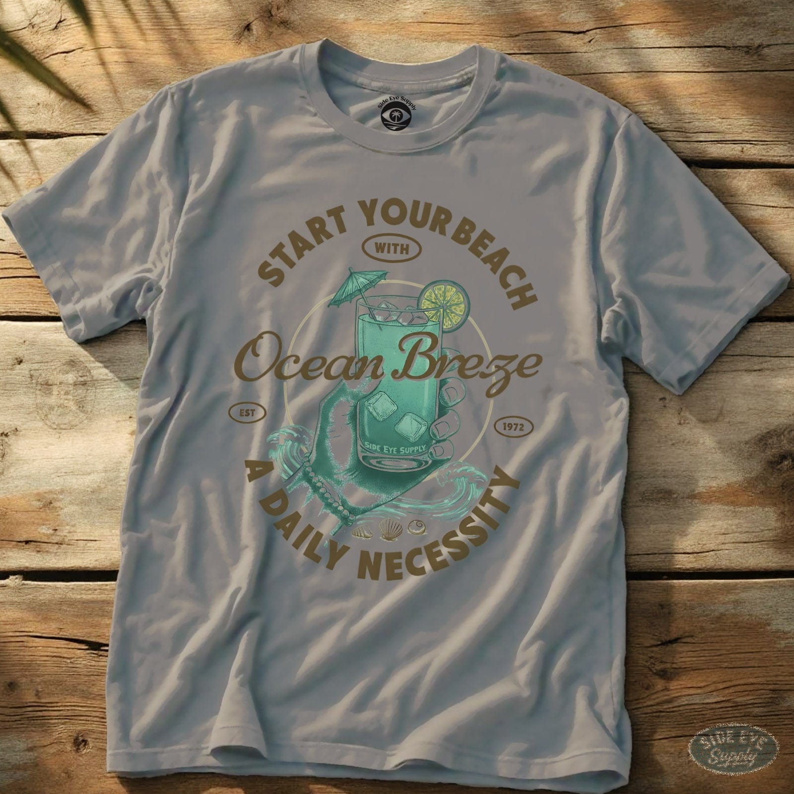Start Your Beach Ice Grey / S - by Side Eye Supply - Surf Beach Life Apparel