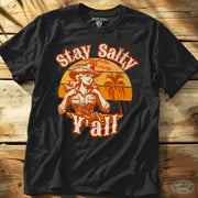 Stay Salty Y'all Tee Black / S - by Side Eye Supply - Surf Beach Life Apparel