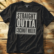 Straight Outta Coconut Water Tee Black / S - by Side Eye Supply - Surf Beach Life Apparel