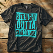 Straight Outta Sand Dollars Tee Charcoal / S - by Side Eye Supply - Surf Beach Life Apparel