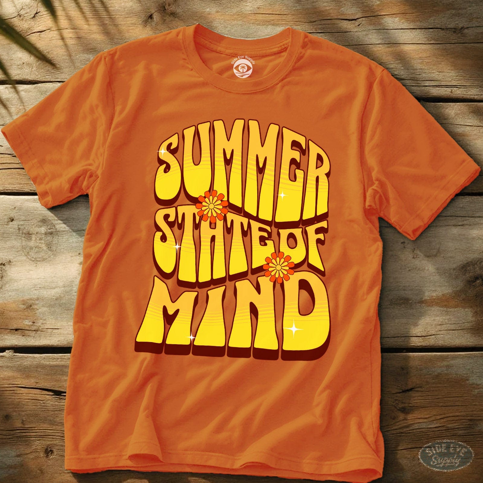 Summer State of Mind T-Shirt Orange / S - by Side Eye Supply - Surf Beach Life Apparel
