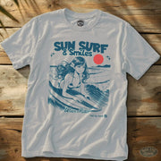 Sun Surf and Smiles Tee White / S - by Side Eye Supply - Surf Beach Life Apparel