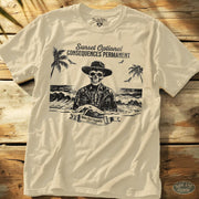 Sunsets Optional Tee Natural / S - by Side Eye Supply - Surf Beach Life Apparel