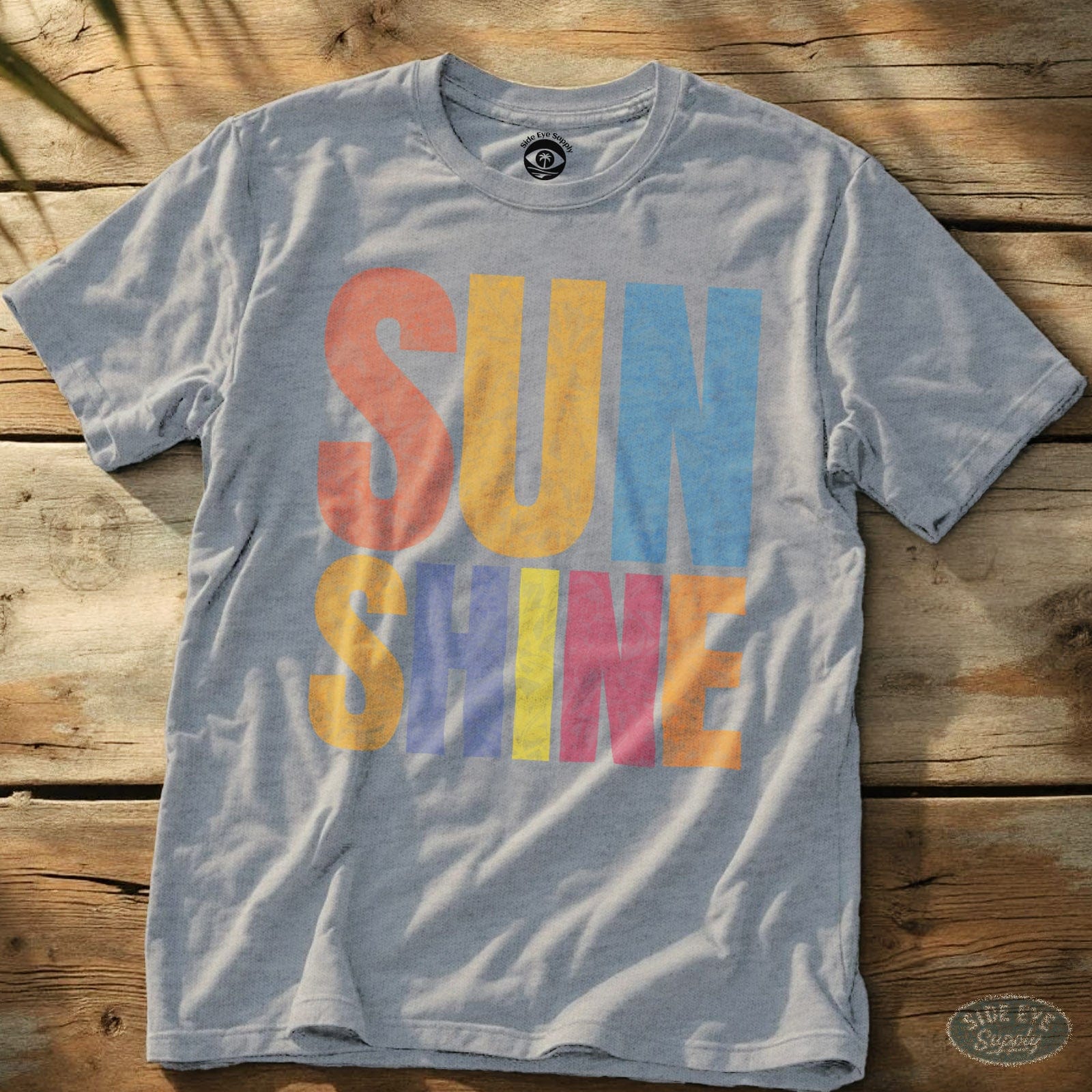 Sunshine Tee Sport Grey / S - by Side Eye Supply - Surf Beach Life Apparel