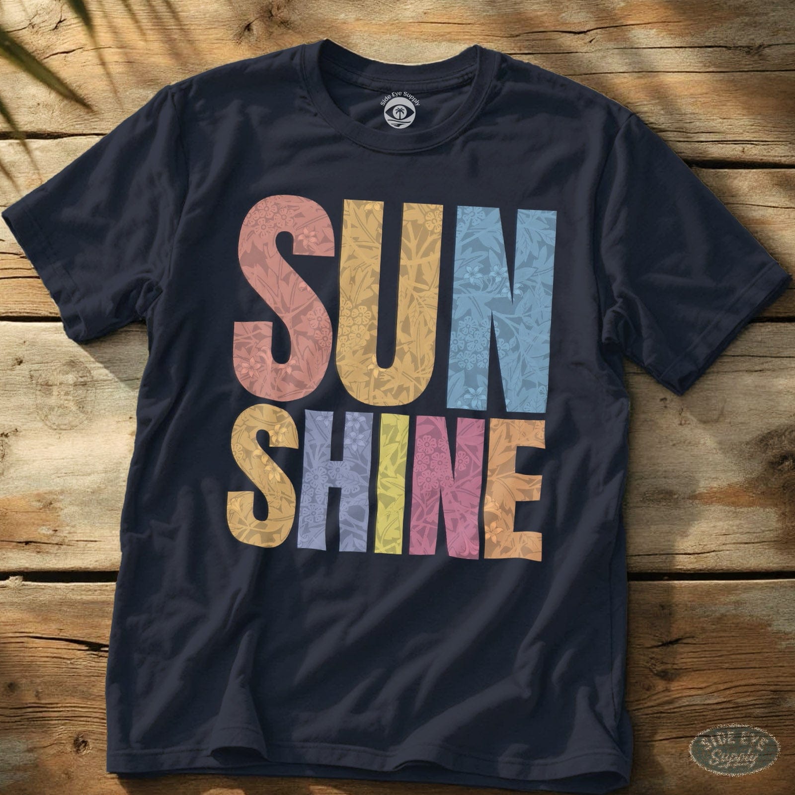 Sunshine Tee Navy / S - by Side Eye Supply - Surf Beach Life Apparel