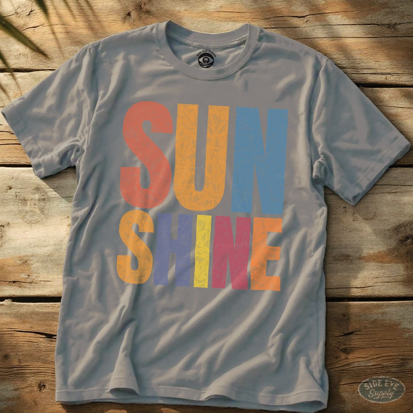 Sunshine Tee Ice Grey / S - by Side Eye Supply - Surf Beach Life Apparel