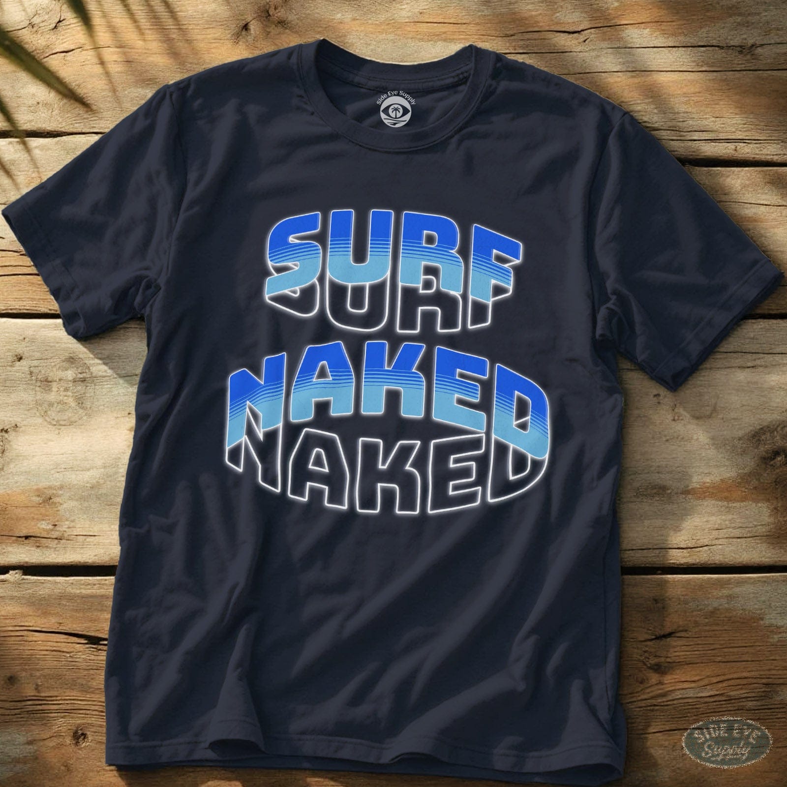 Surf Buck Wild Tee Navy / S - by Side Eye Supply - Surf Beach Life Apparel