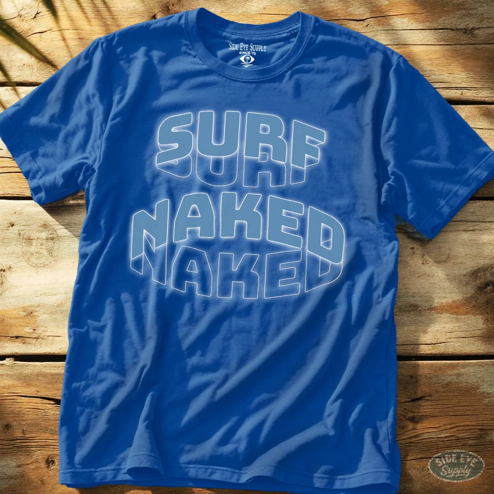 Surf Buck Wild Tee Royal / S - by Side Eye Supply - Surf Beach Life Apparel