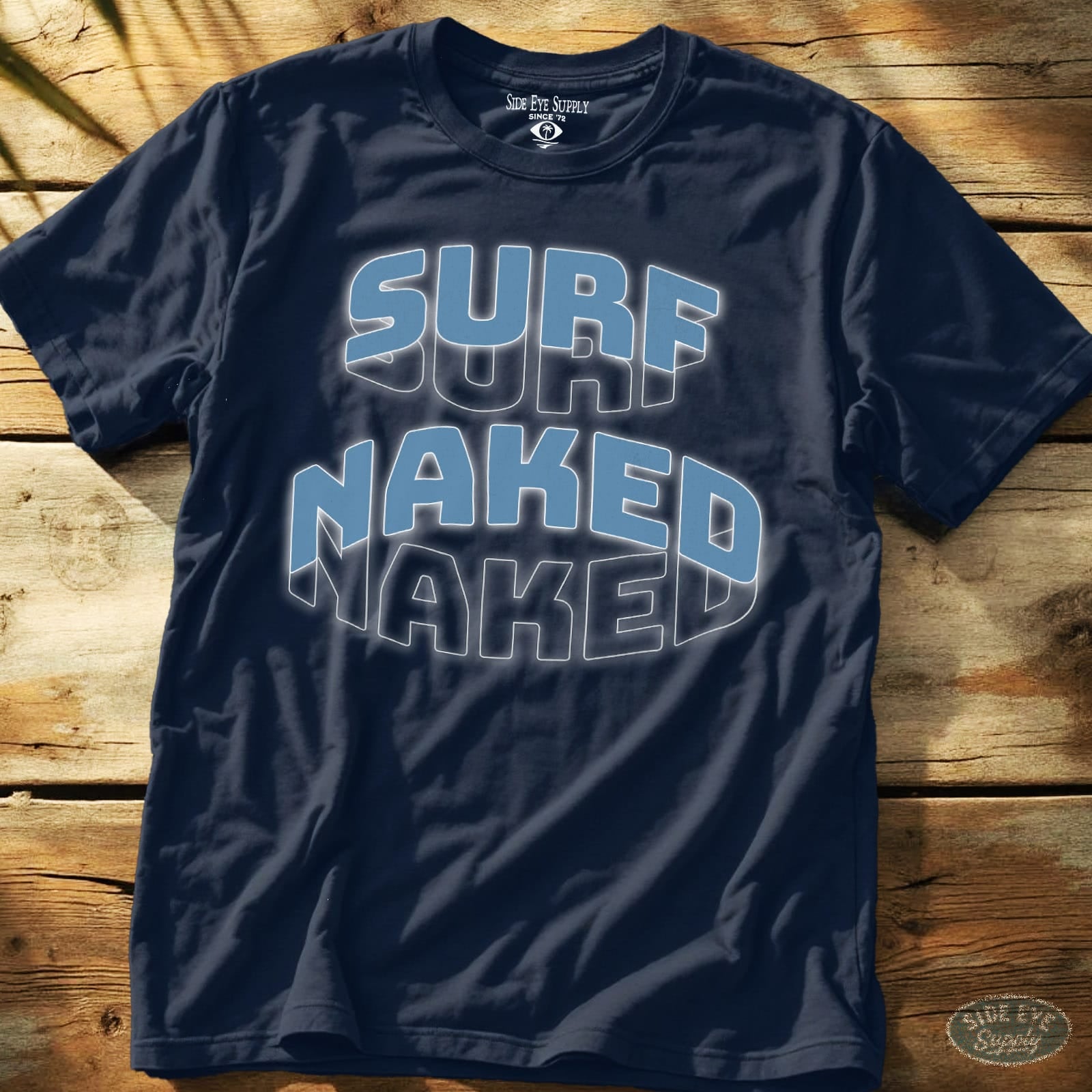 Surf Buck Wild Tee Navy / S - by Side Eye Supply - Surf Beach Life Apparel