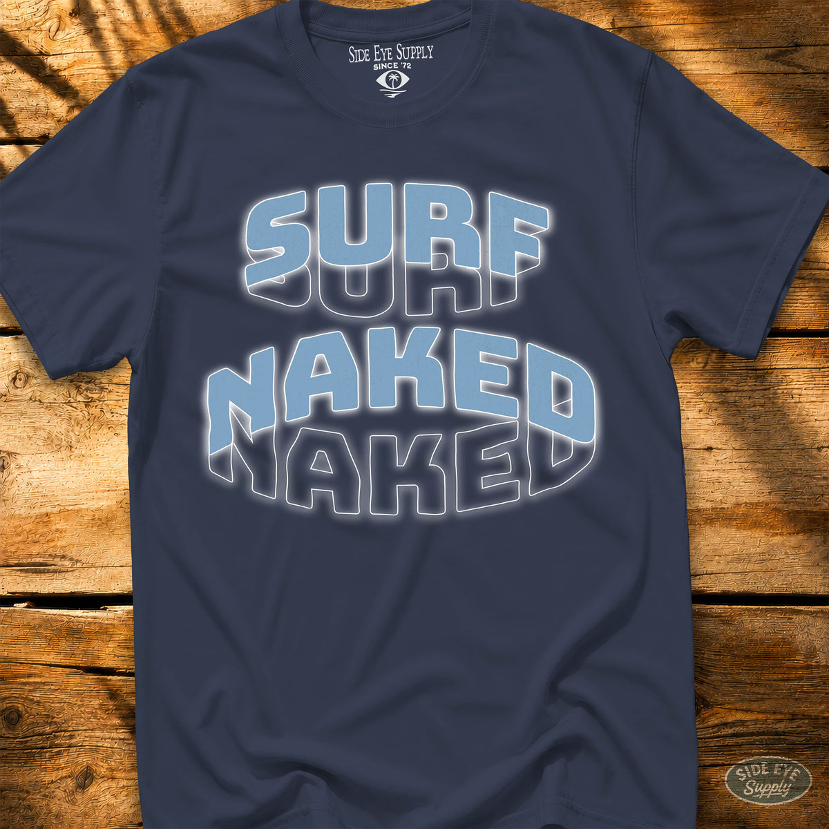 Surf Buck Wild Tee Navy / S - by Side Eye Supply - Surf Beach Life Apparel
