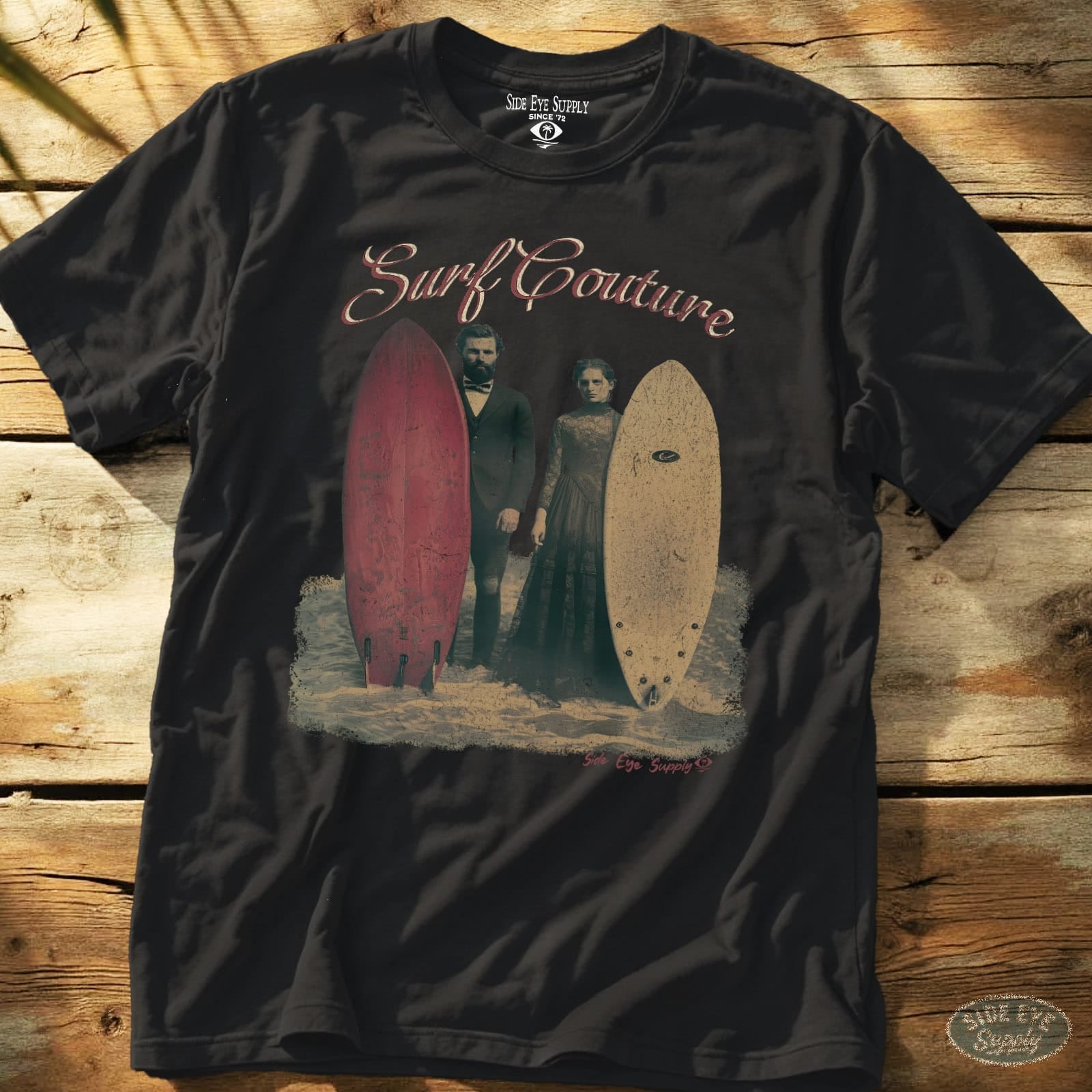 Surf Couture Tee Black / S - by Side Eye Supply - Surf Beach Life Apparel