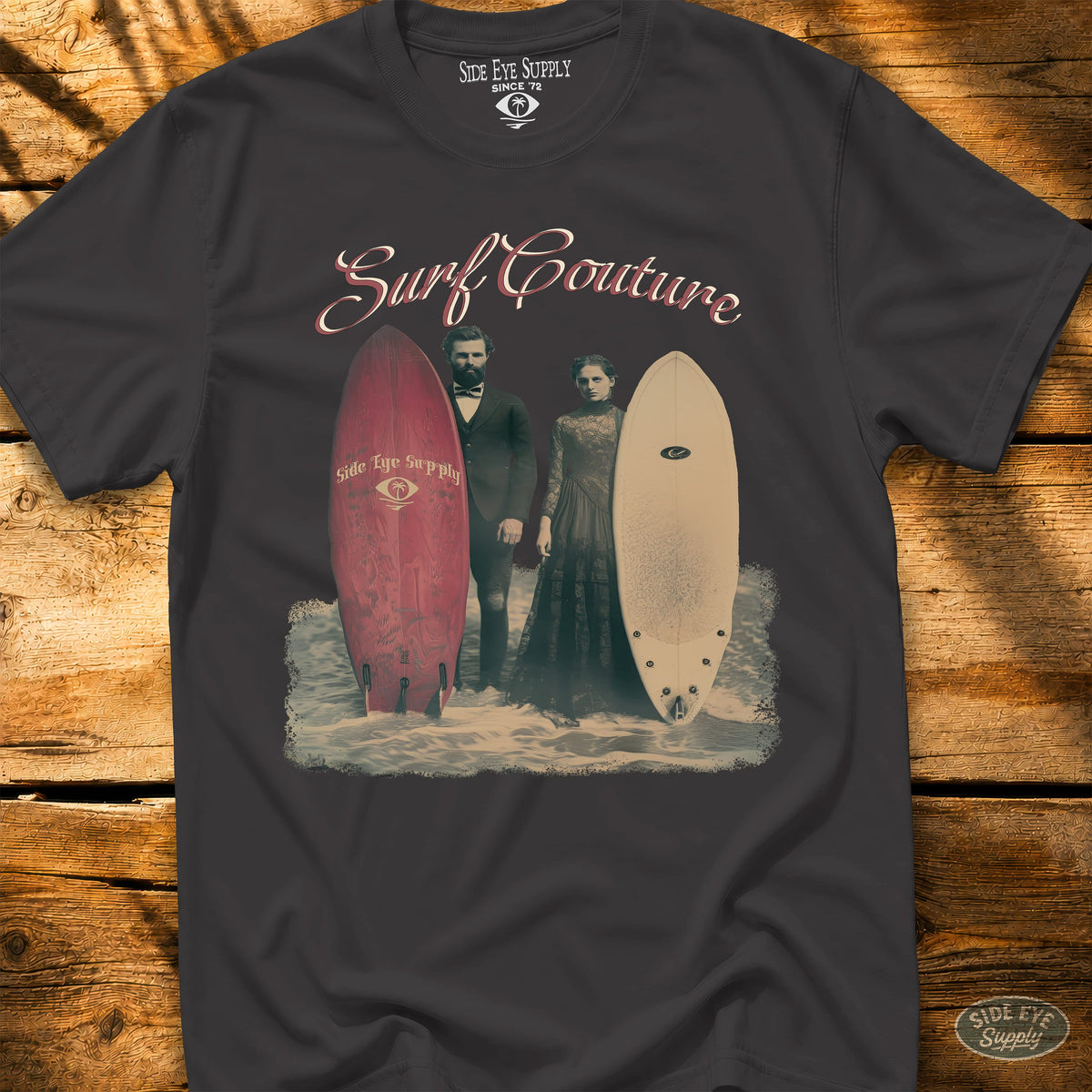 Surf Couture Tee Black / S - by Side Eye Supply - Surf Beach Life Apparel