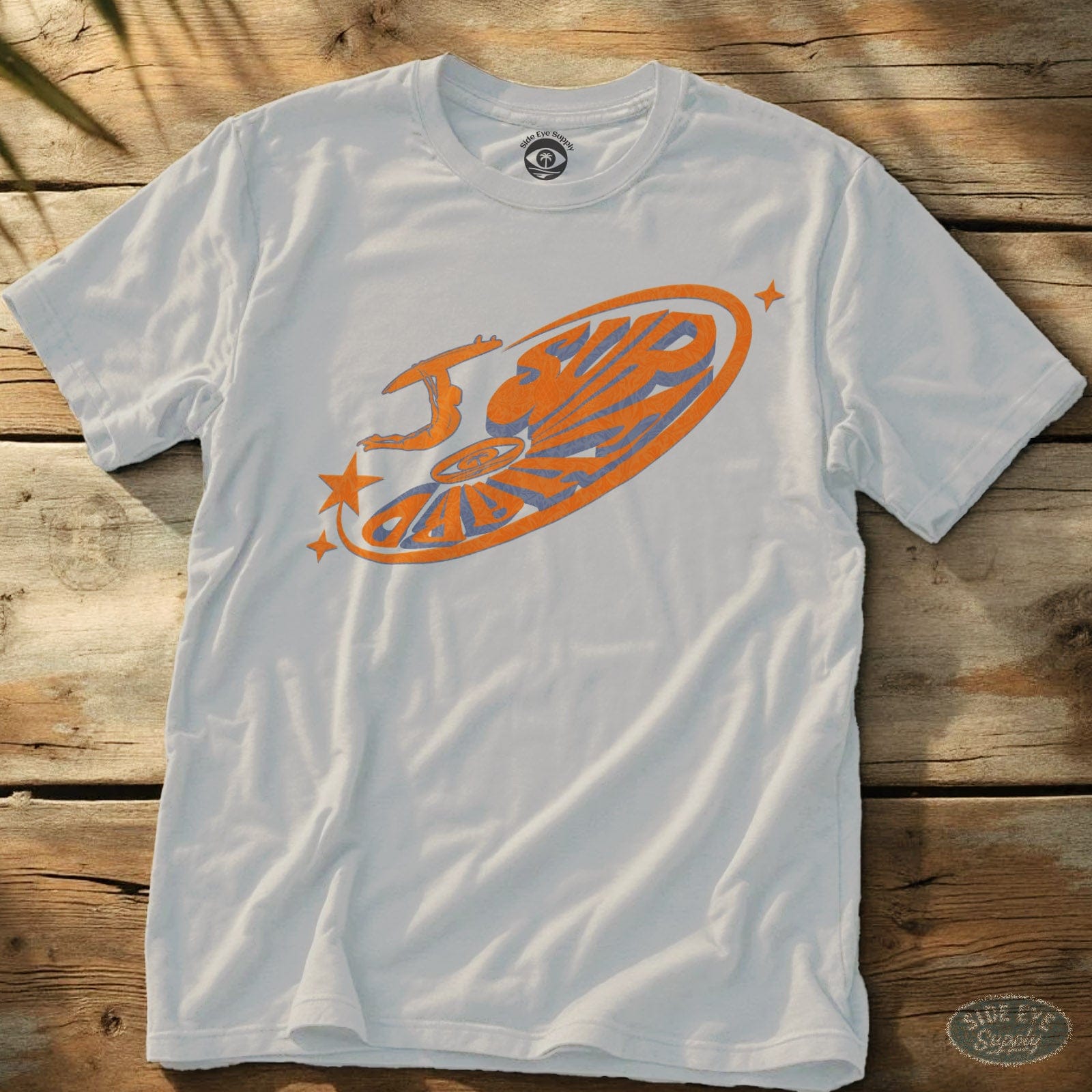 Surf Hard Tee White / S - by Side Eye Supply - Surf Beach Life Apparel