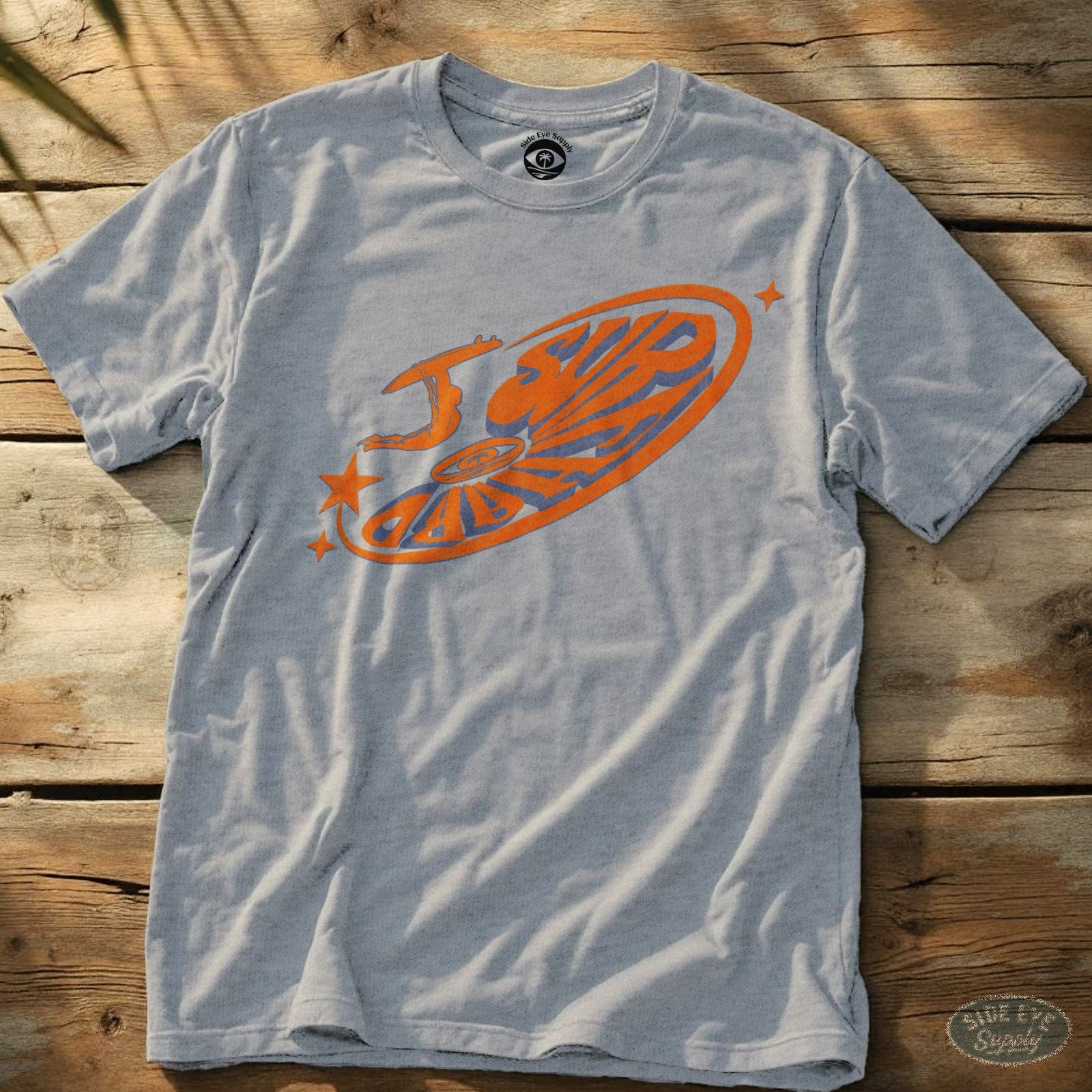 Surf Hard Tee Sport Grey / S - by Side Eye Supply - Surf Beach Life Apparel