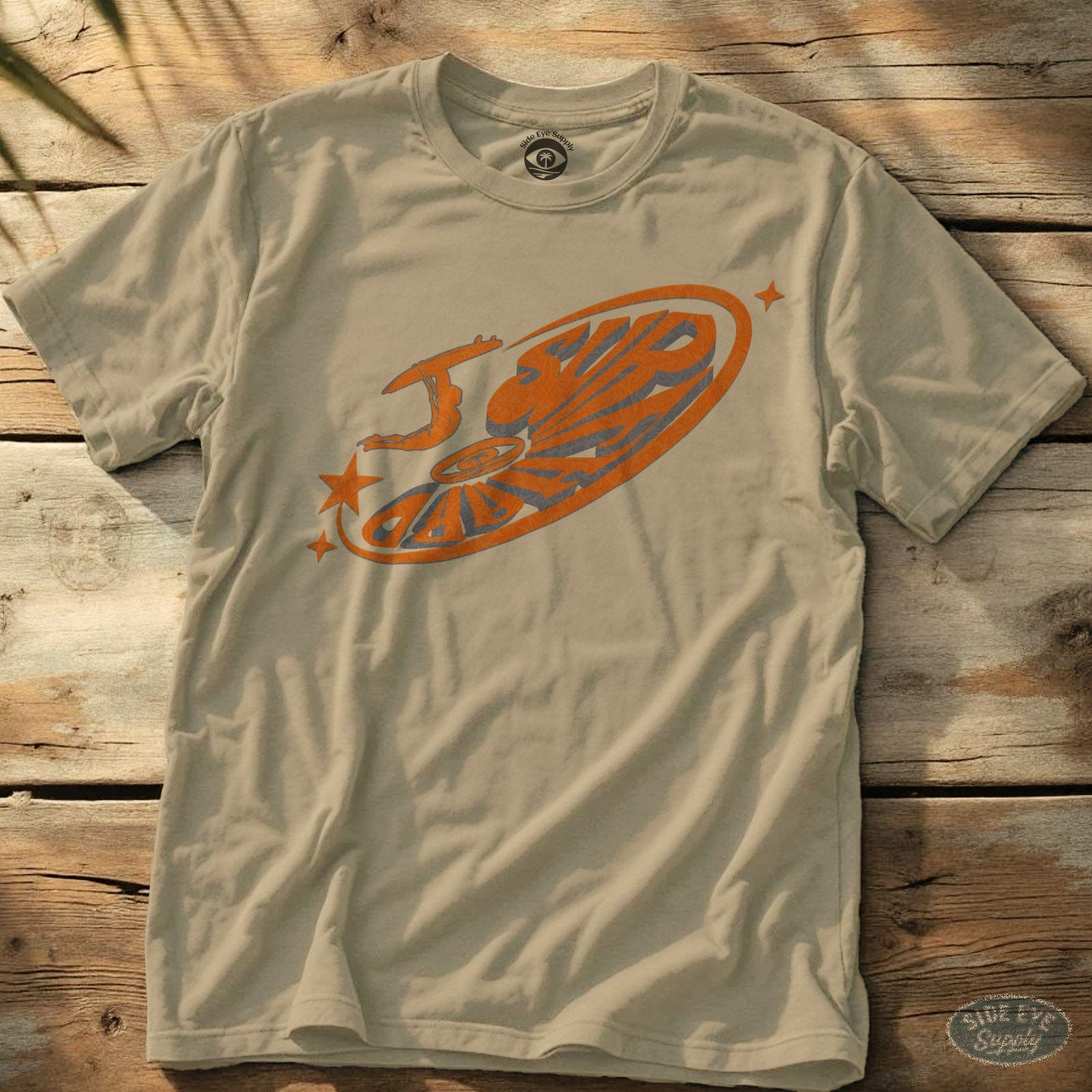 Surf Hard Tee Sand / S - by Side Eye Supply - Surf Beach Life Apparel