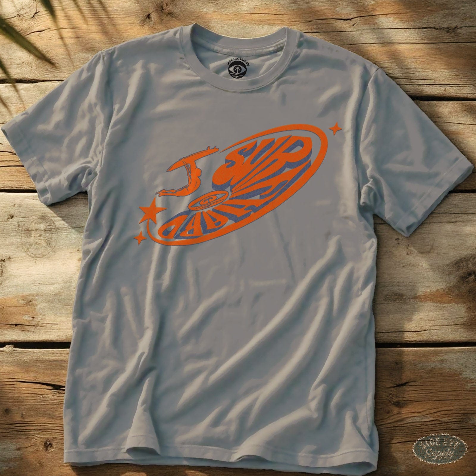 Surf Hard Tee Ice Grey / S - by Side Eye Supply - Surf Beach Life Apparel