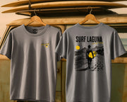 Surf Laguna Tee (Sunburst Edition) Ice Grey / S - by Side Eye Supply - Surf Beach Life Apparel