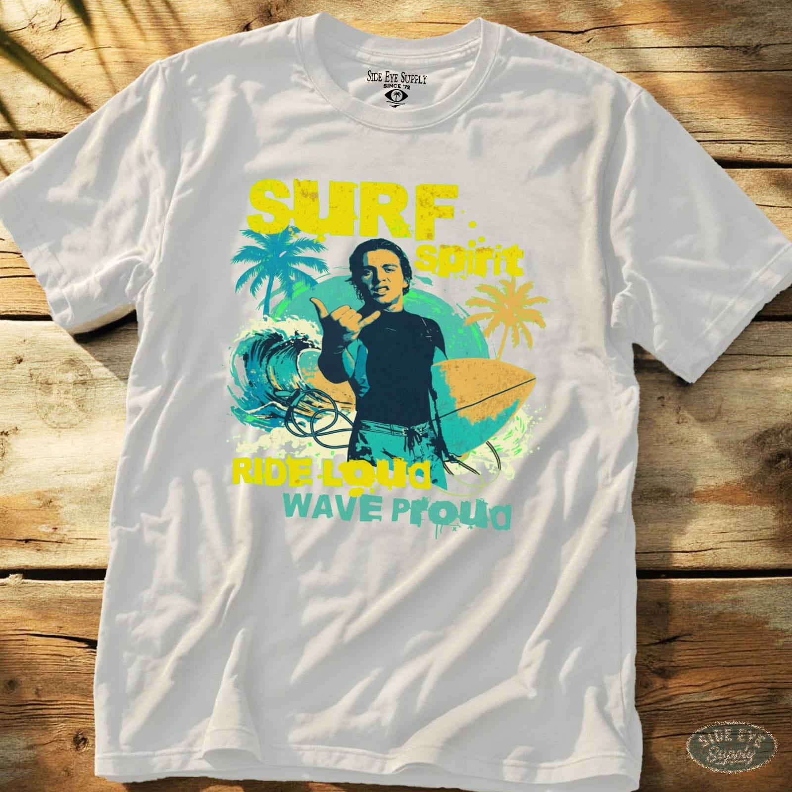 Surf Spirit Tee White / S - by Side Eye Supply - Surf Beach Life Apparel