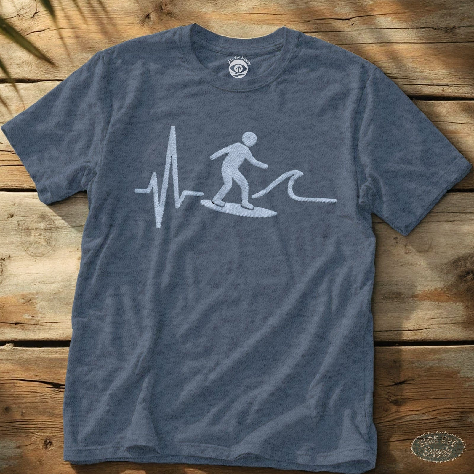Surfline Rhythm Tee Heather Indigo / S - by Side Eye Supply - Surf Beach Life Apparel
