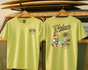 Surfside Retro Tee Cornsilk / S - by Side Eye Supply - Surf Beach Life Apparel