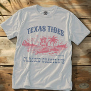 Texas Tides Tee White / S - by Side Eye Supply - Surf Beach Life Apparel
