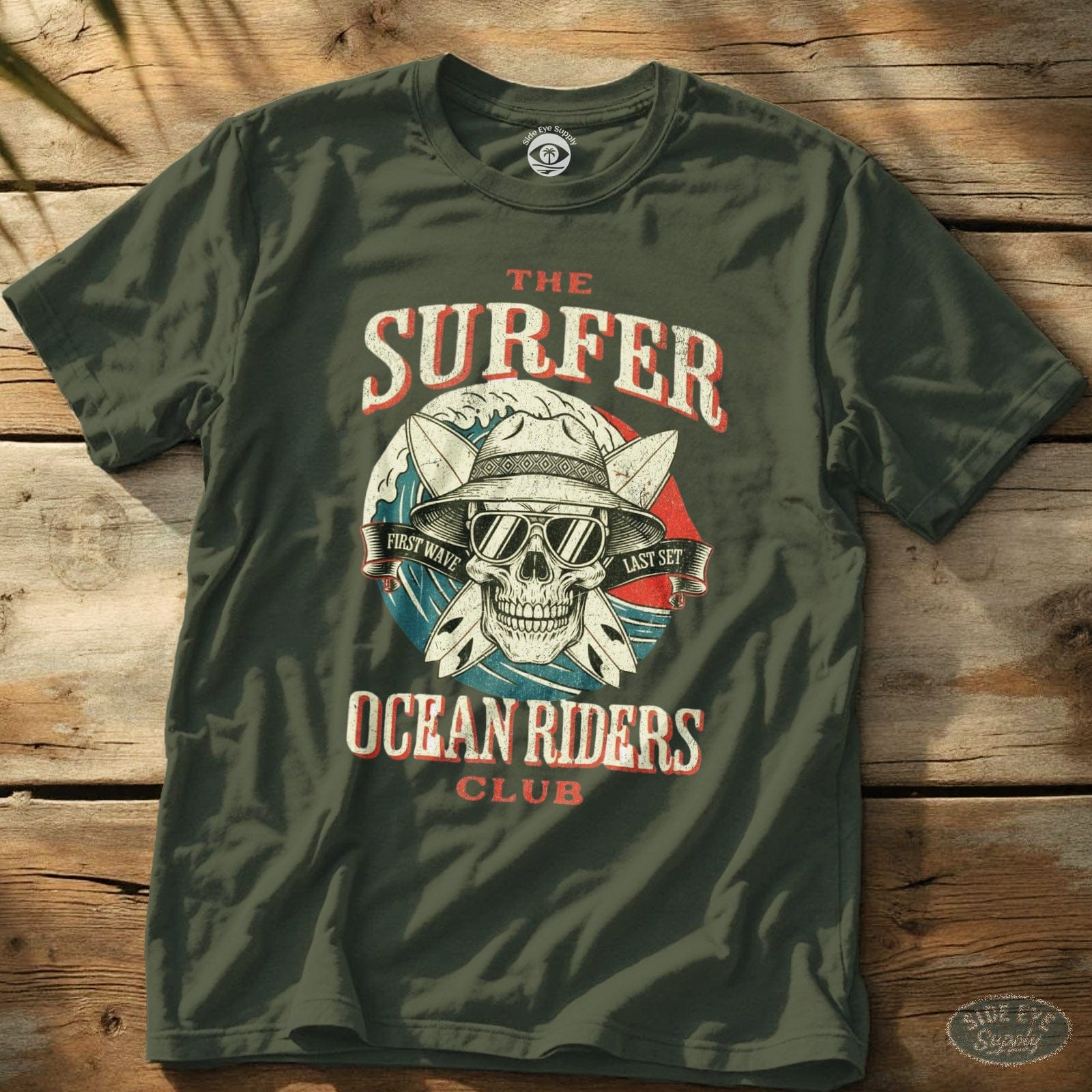 The Surfer Military Green / S - by Side Eye Supply - Surf Beach Life Apparel