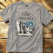 Tide and Prejudice T-Shirt Ice Grey / S - by Side Eye Supply - Surf Beach Life Apparel