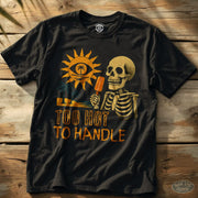 Too Hot to Handle Tee Black / S - by Side Eye Supply - Surf Beach Life Apparel