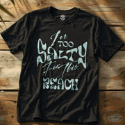 Too Salty Tee Black / S - by Side Eye Supply - Surf Beach Life Apparel