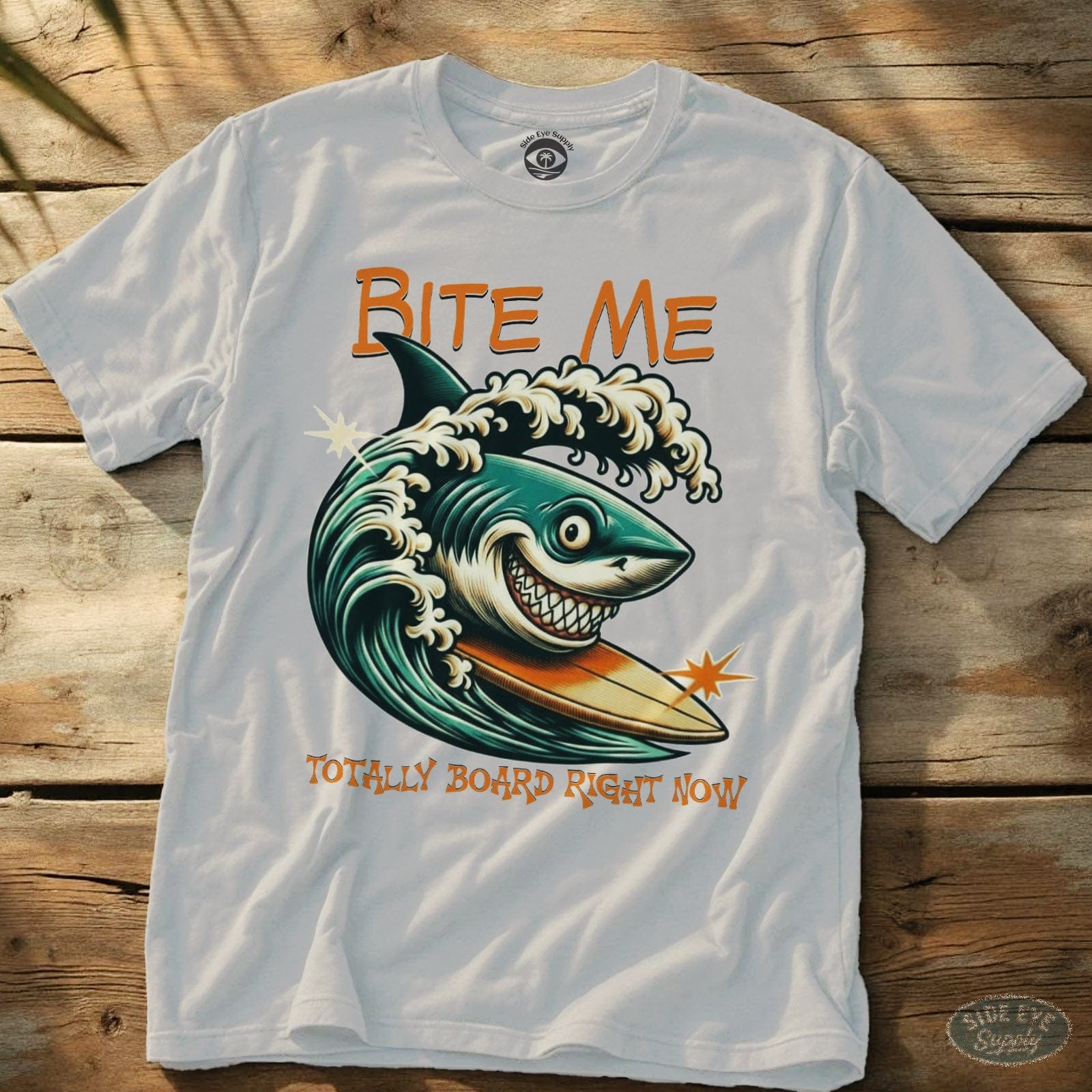 Totally Board White / S - by Side Eye Supply - Surf Beach Life Apparel